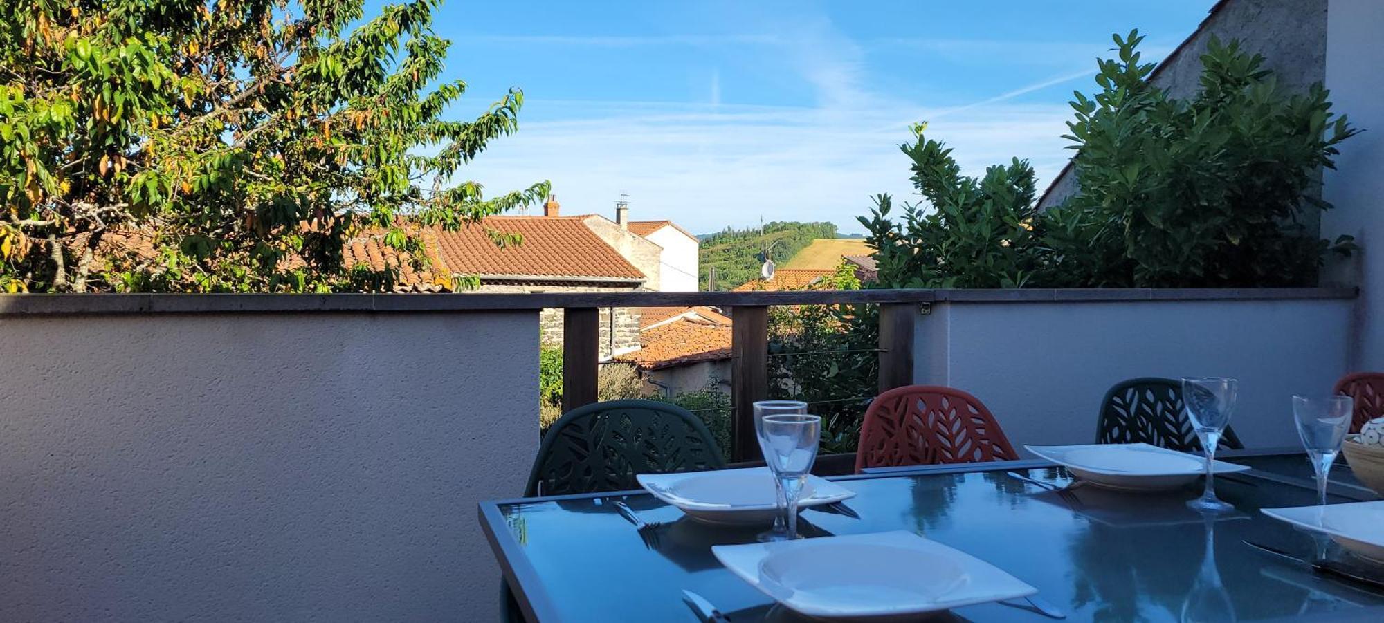 Les Maisons Bareyre - Grandes Maisons Avec Terrasse Saint-Sandoux Exterior foto