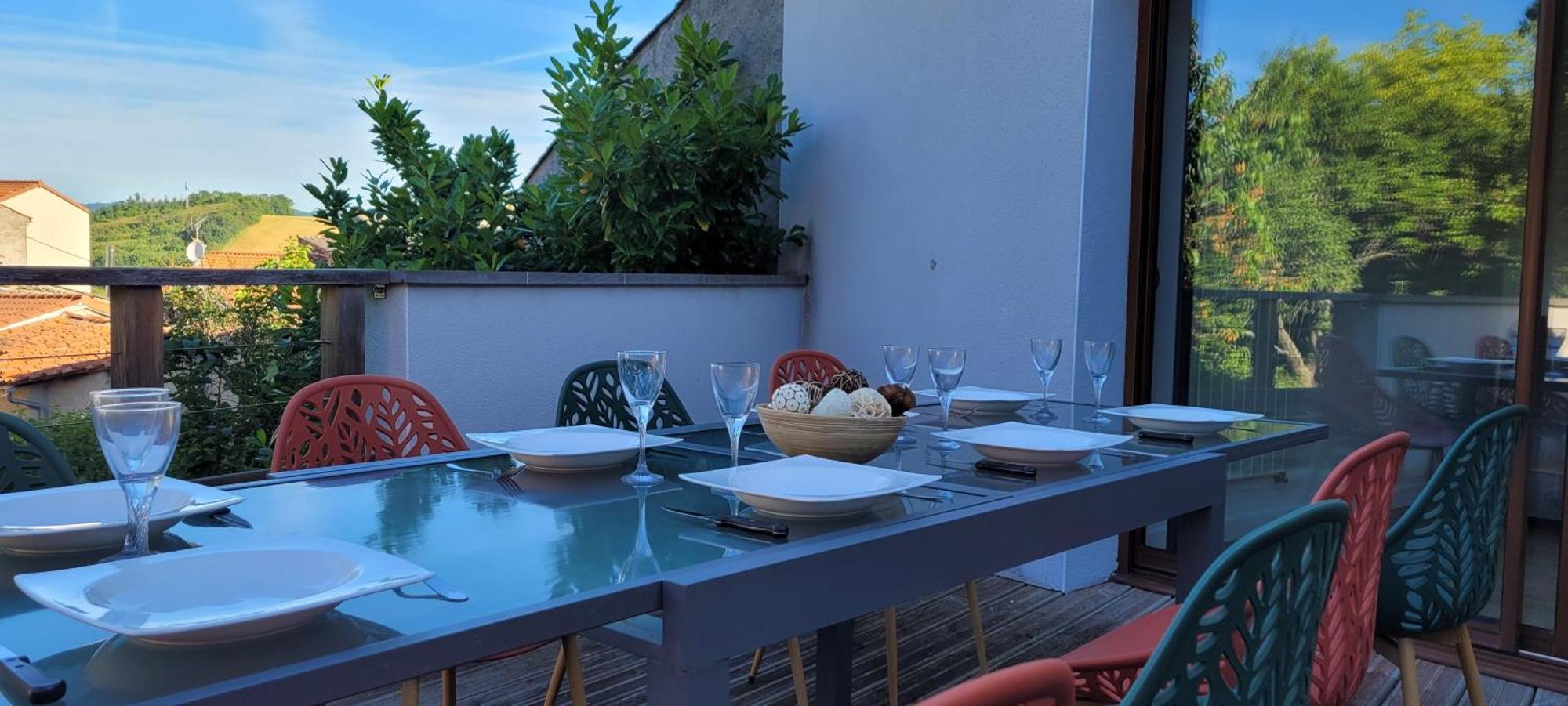 Les Maisons Bareyre - Grandes Maisons Avec Terrasse Saint-Sandoux Exterior foto